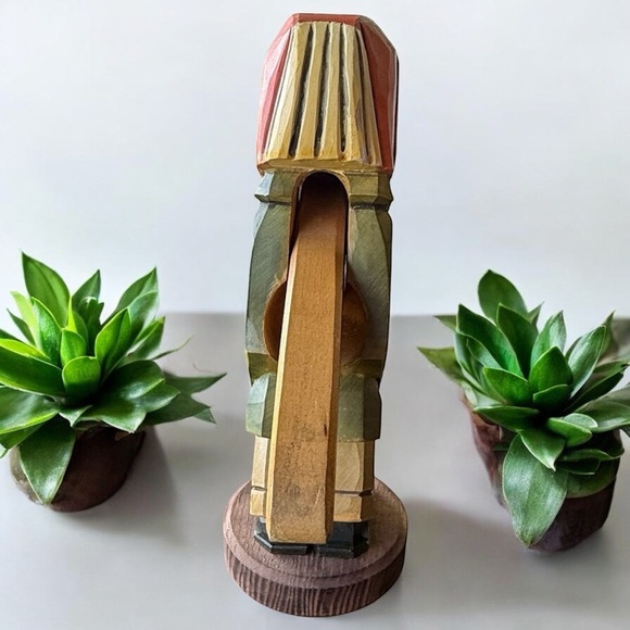 Vintage Hand Carved Black Forest Nutcracker Ock Forest Nutcracker Old Man Design - Picture 5 of 5